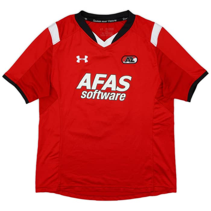 2015-16 AZ Alkmaar Home Shirt Hutter #4 - 8/10 - (XL.Boys)