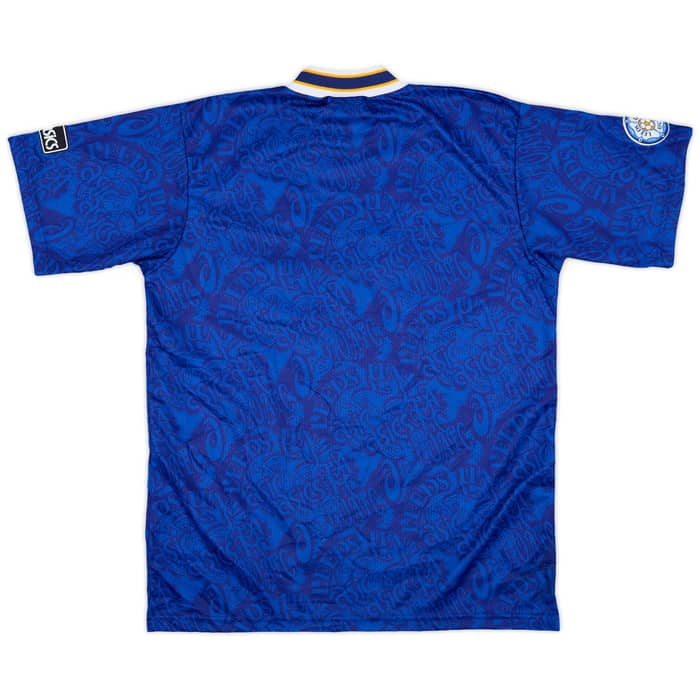 1993-95 Leeds United Asics Training Shirt - 8/10 - (M)