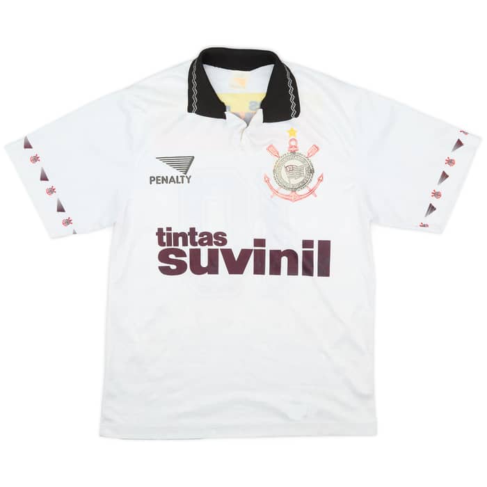 1995 Corinthians Home Shirt #10 - 4/10 - (S)