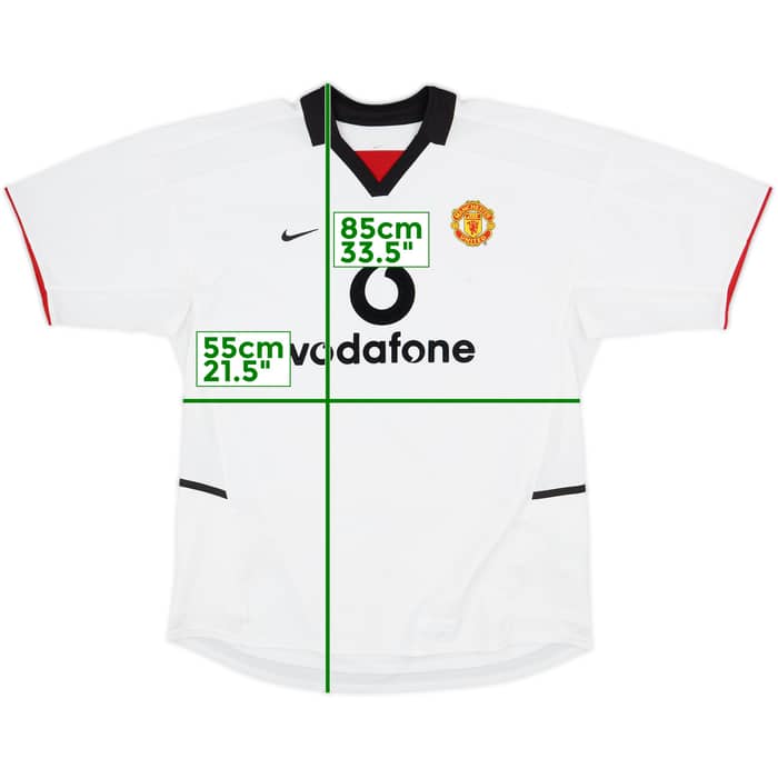 2002-03 Manchester United Away Shirt Beckham #7 - 5/10 - (XL)