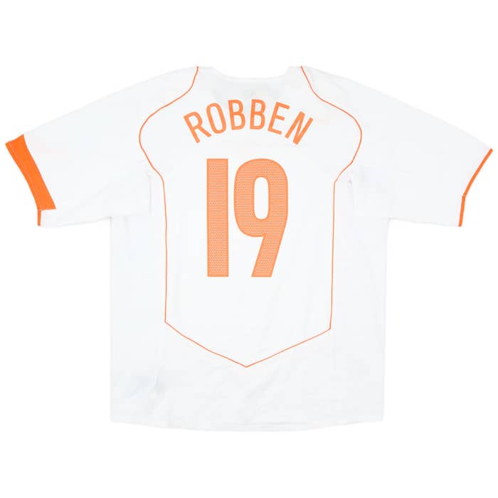 2004-06 Netherlands Away Shirt Robben #19 - 8/10 - (XL)