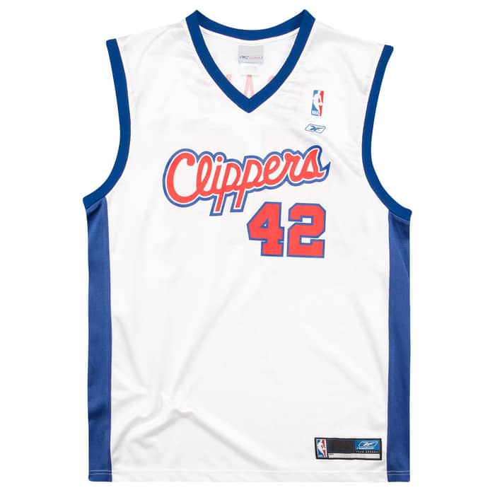 2002-06 LA Clippers Brand #42 Reebok Jersey (Home) L