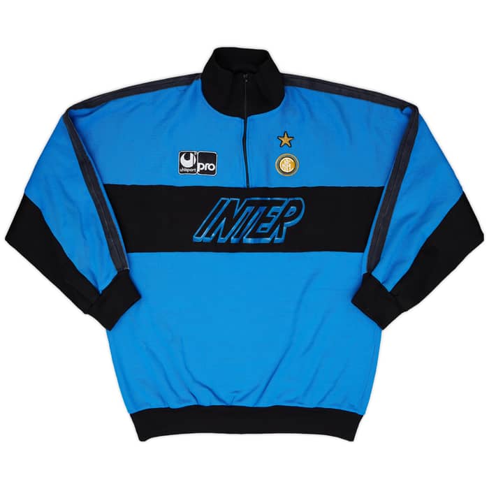 1990-91 Inter Milan Uhlsport Tracksuit - 8/10 - (L)