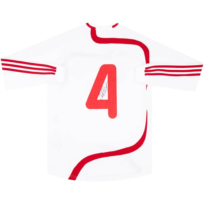 2007-08 Denmark Women Match Issue Signed Away L/S Shirt #4