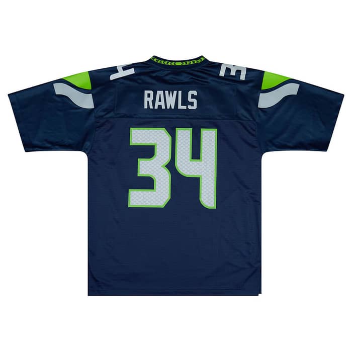 2015-17 Seattle Seahawks Rawls #34 NFL Pro Line Jersey (Home) L