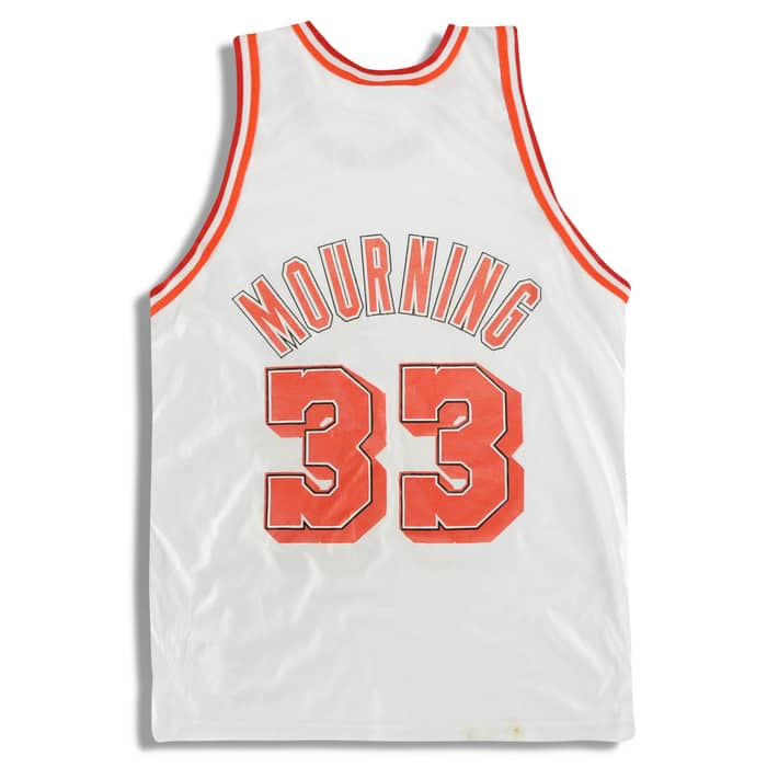 1995-99 Miami Heat Mourning #33 Champion Jersey (Home) M