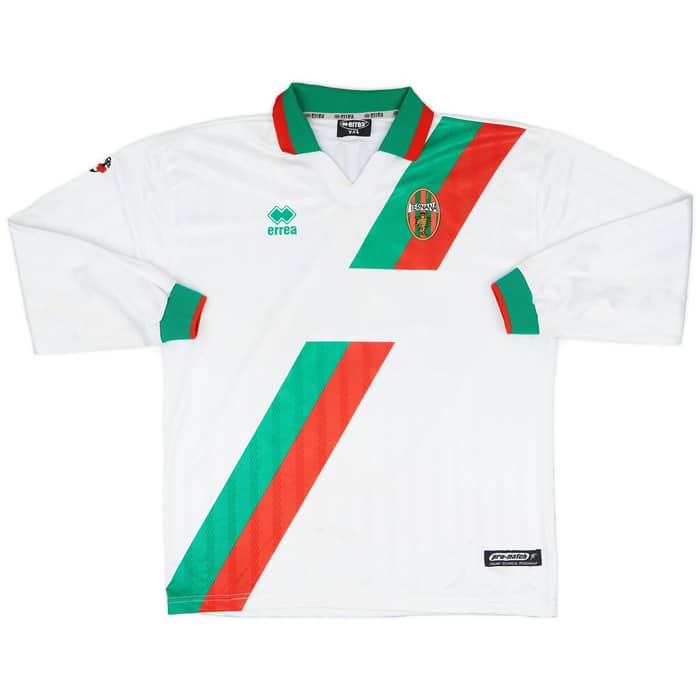 2002-03 Ternana Match Issue Away L/S Shirt Paci #24