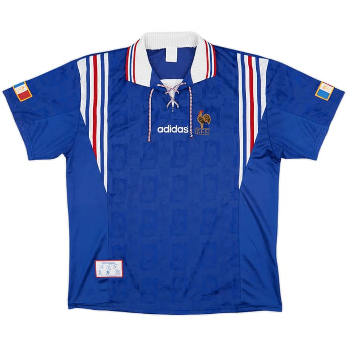 1996-98 France Home Shirt - 9/10 - (L/XL)