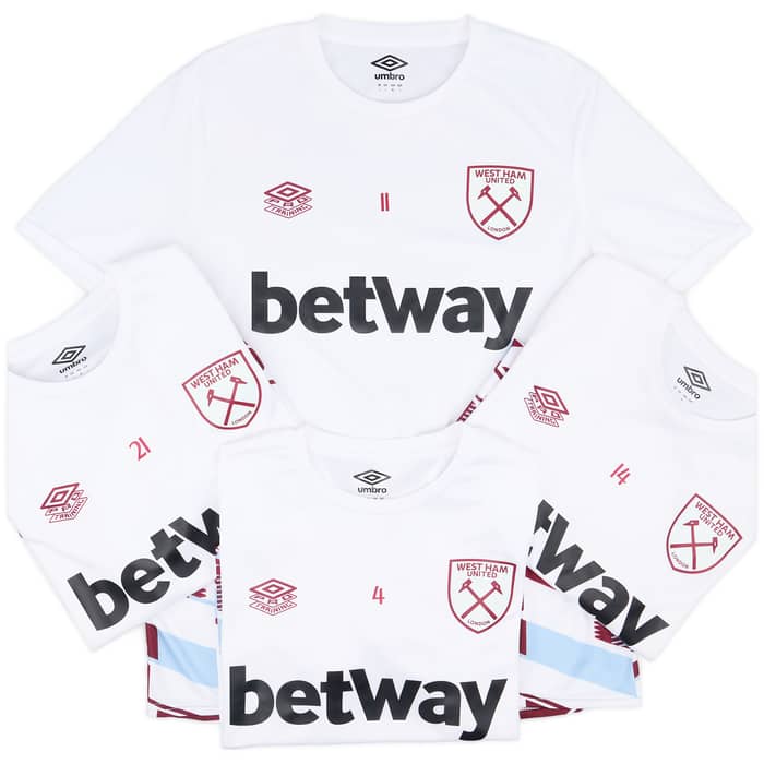 2023-24 West Ham Player Issue Pre-Match Shirt - 9/10 - (M)