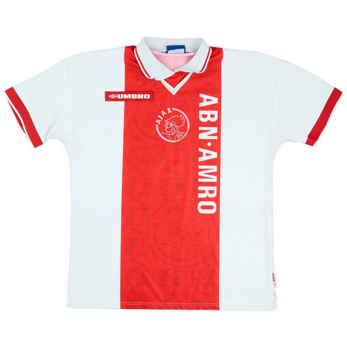 1998-99 Ajax Home Shirt F.De Boer #4 - 6/10 - (L)