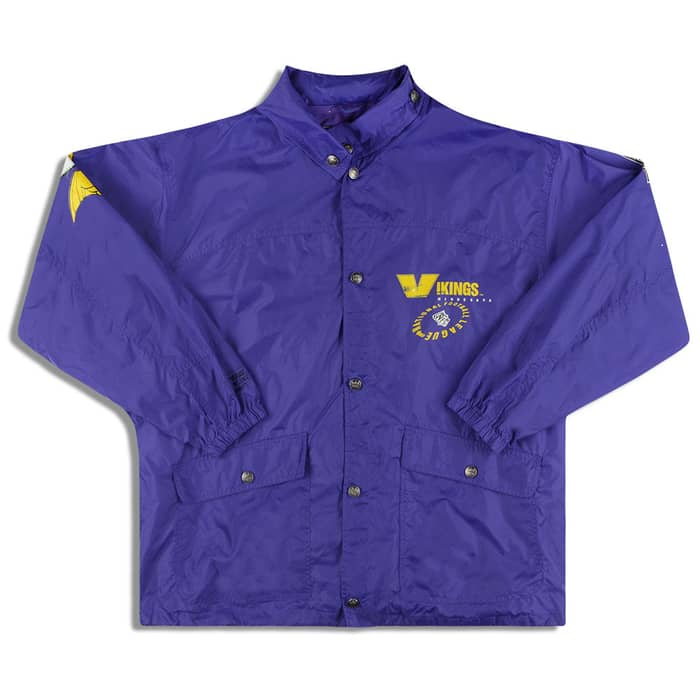 1990s Minnesota Vikings Campri Teamline Rain Coat XL