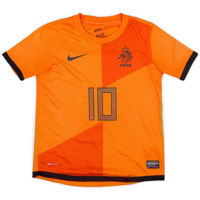 2012-13 Netherlands Home Shirt Sneijder #10 - 6/10 - (S.Boys)