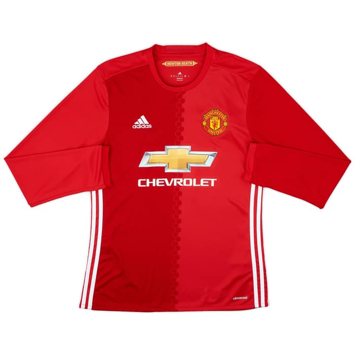 2016-17 Manchester United Home L/S Shirt Rooney #10 - 10/10 - (M)