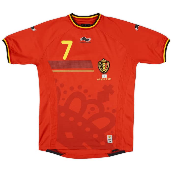 2014-15 Belgium Home Shirt De Bruyne #7 - 7/10 - (M)