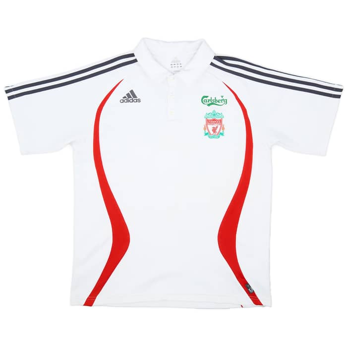 2006-07 Liverpool adidas Polo Shirt - 8/10 - (L)