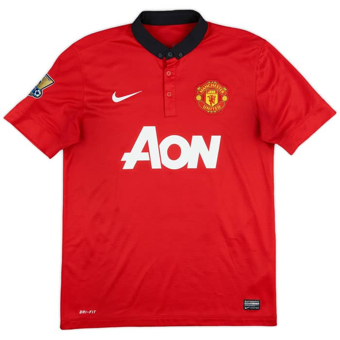 2013-14 Manchester United Home Shirt Chicharito #14 - 8/10 - (M)