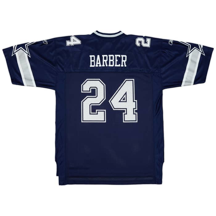 2008-09 Dallas Cowboys Barber #24 Reebok On Field Home Jersey - 9/10 - (L)