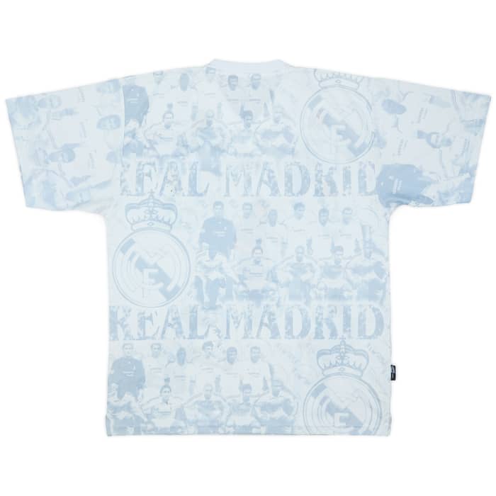 2002-03 Real Madrid adidas Graphic Shirt - 9/10 - (XL)