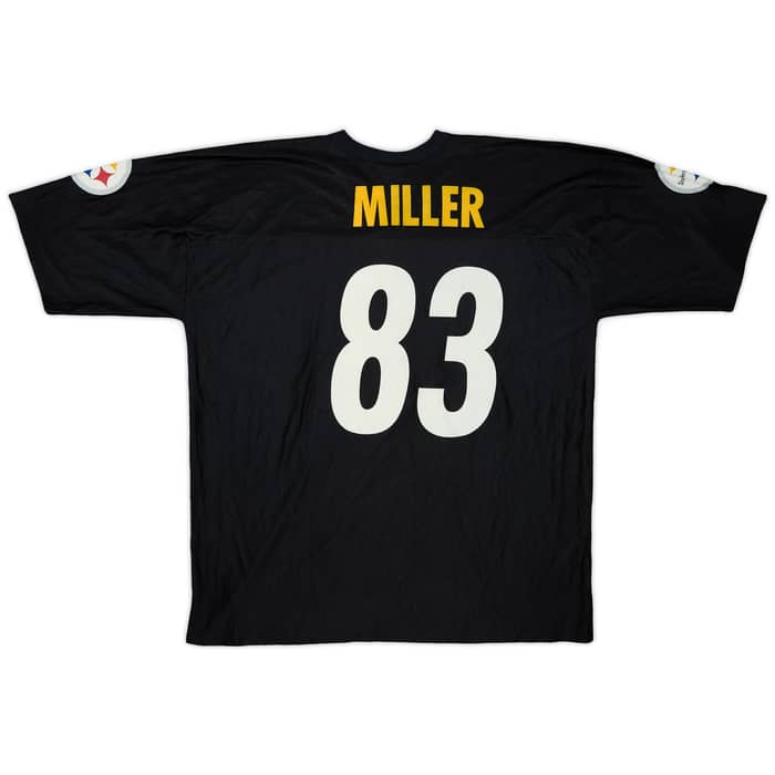 2005-06 Pittsburgh Steelers Miller #83 NFL Replica Home Jersey - 7/10 - (XXL)
