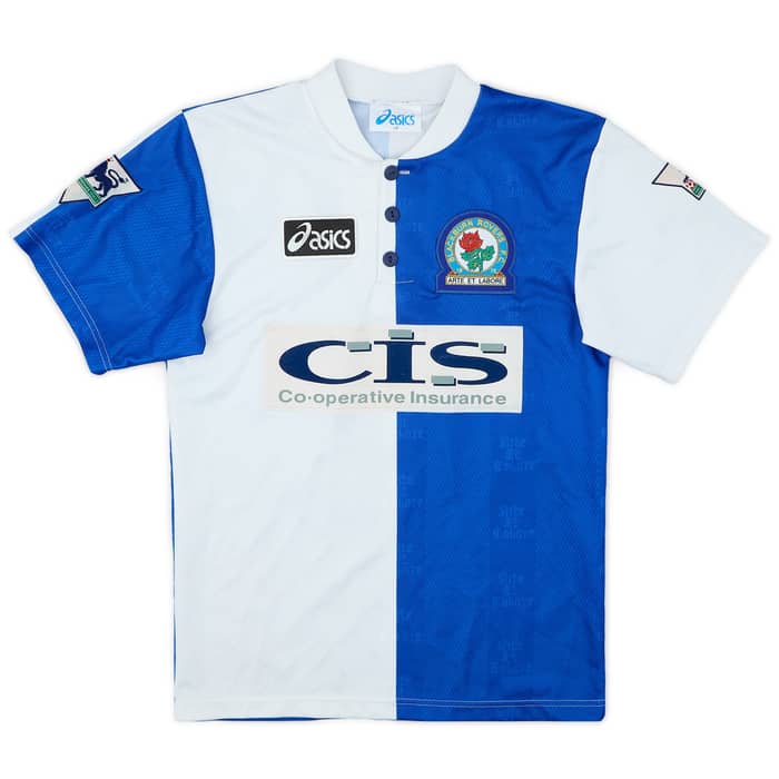 1996-98 Blackburn Home Shirt Dahlin #10 - 7/10 - (L.Boys)