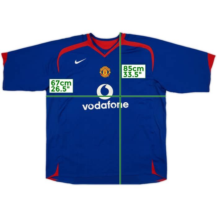 2005-06 Manchester United Away Shirt Rooney #8 - 5/10 - (3XL)
