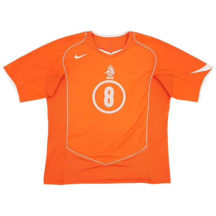 2004-06 Netherlands Home Shirt Davids #8 - 8/10 - (XXL)