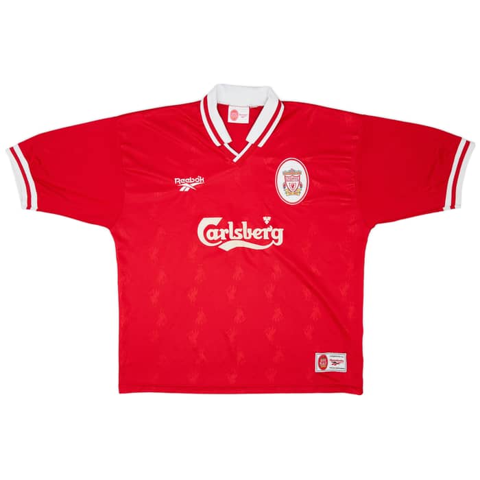 1996-98 Liverpool Home Shirt Fowler #9 - 6/10 - (XL)