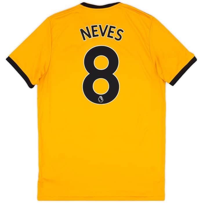 2018-19 Wolves Home Shirt Neves #8 - 6/10 - (L)