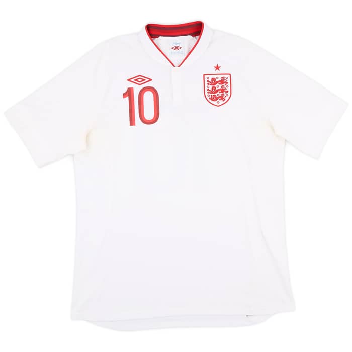 2012-13 England Home Shirt Rooney #10 - 9/10 - (L)