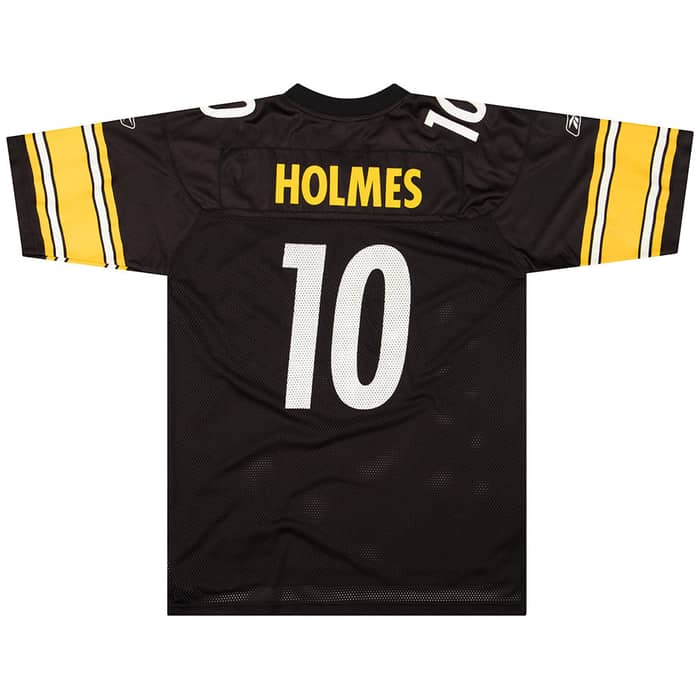 2006 Pittsburgh Steelers Holmes #10 Reebok On Field Jersey (Home) L