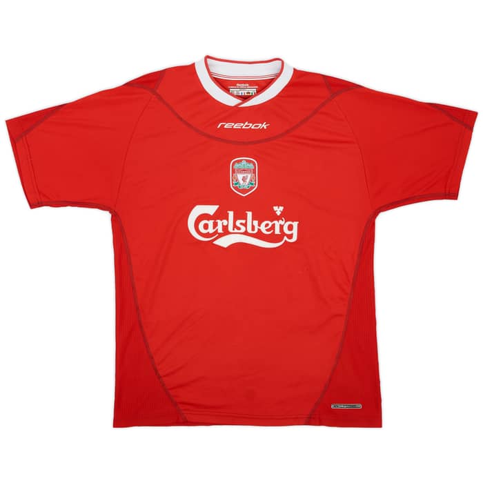 2002-04 Liverpool Home Shirt Gerrard #17 - 6/10 - (M)