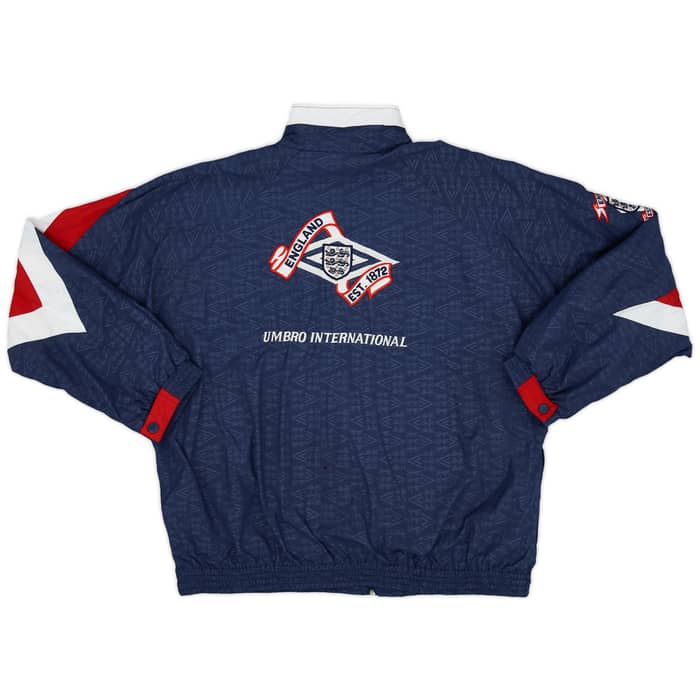 1990-92 England Umbro Track Jacket - 9/10 - (L)