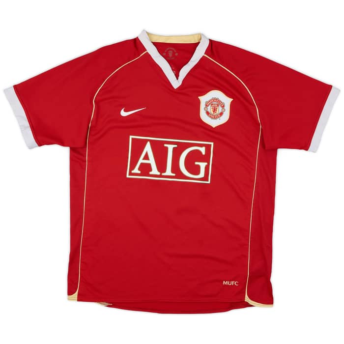 2006-07 Manchester United Home Shirt Carrick #16 - 6/10 - (M)