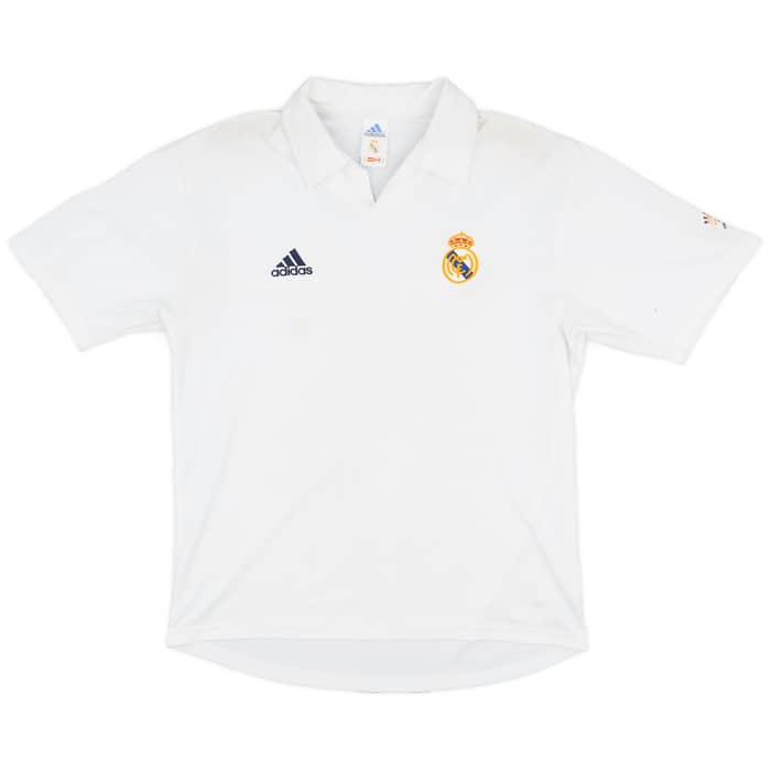 2001 Real Madrid Home Shirt Zidane #5 - 6/10 - (M)