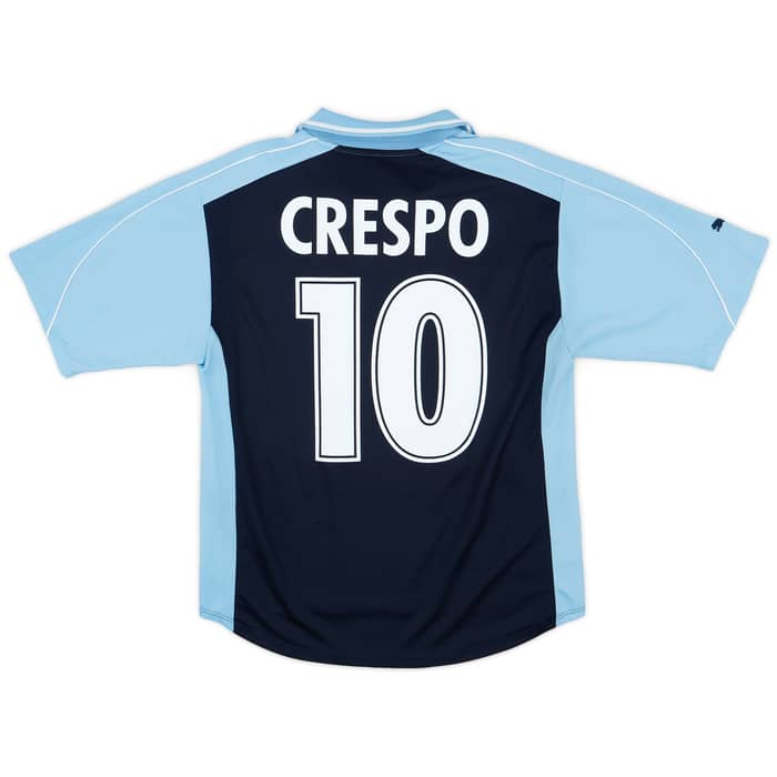 2001-02 Lazio European Away Shirt Crespo #10 - 6/10 - (M)