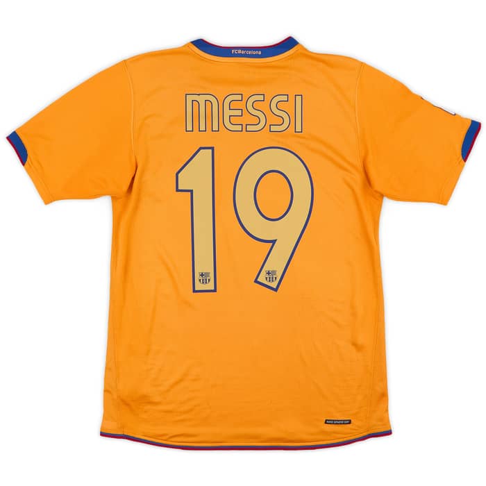 2006-08 Barcelona Away Shirt Messi #19 - 6/10 - (S)