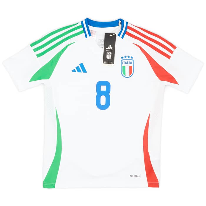 2024-25 Italy Away Shirt Jorginho #8 (KIDS)