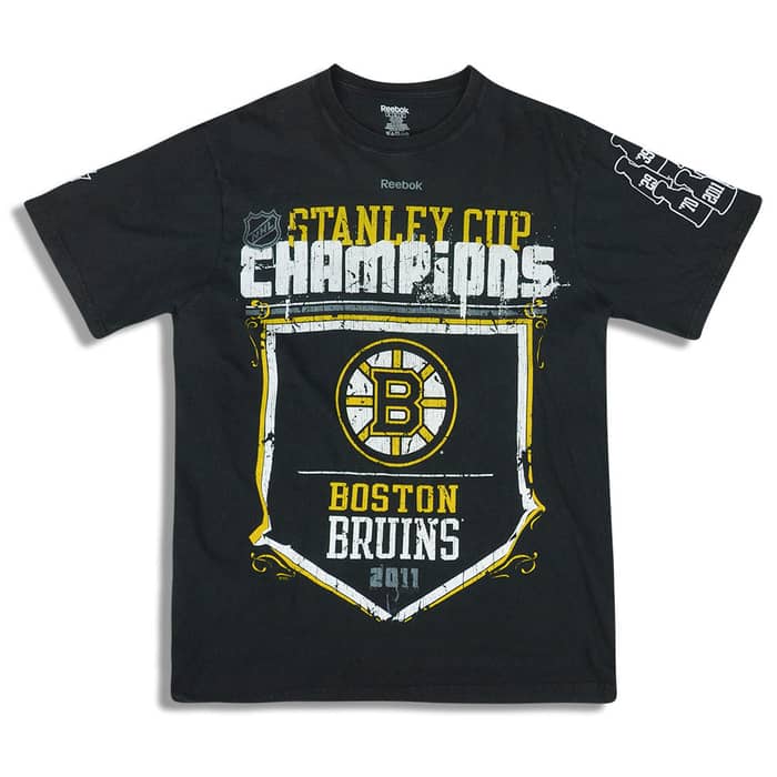 2011 Boston Bruins Stanley Cup Champions Reebok Graphic Tee XL