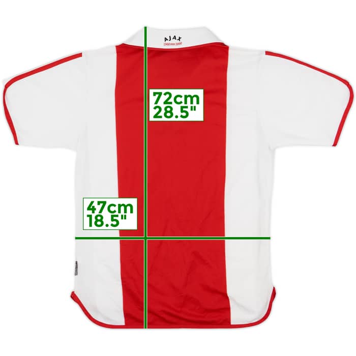 2000-01 Ajax Centenary Home Shirt - 6/10 - (XL.Boys)