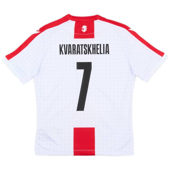 2023-24 Georgia Home Shirt Kvaratskhelia #7 (KIDS)