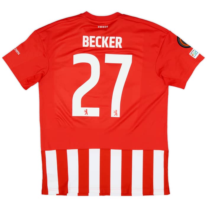 2022-23 Union Berlin Match Issue Europa League Home Shirt Becker #27