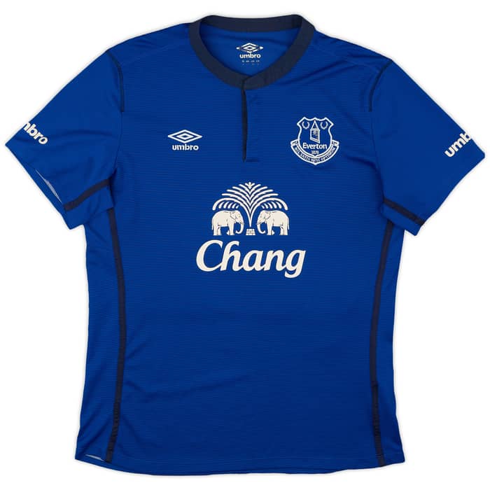 2014-15 Everton Home Shirt Eto'o #5 - 7/10 - (L)