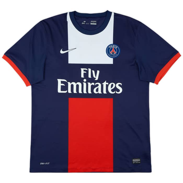 2013-14 Paris Saint-Germain Home Shirt Ibrahimovic #10 - 5/10 - (L)