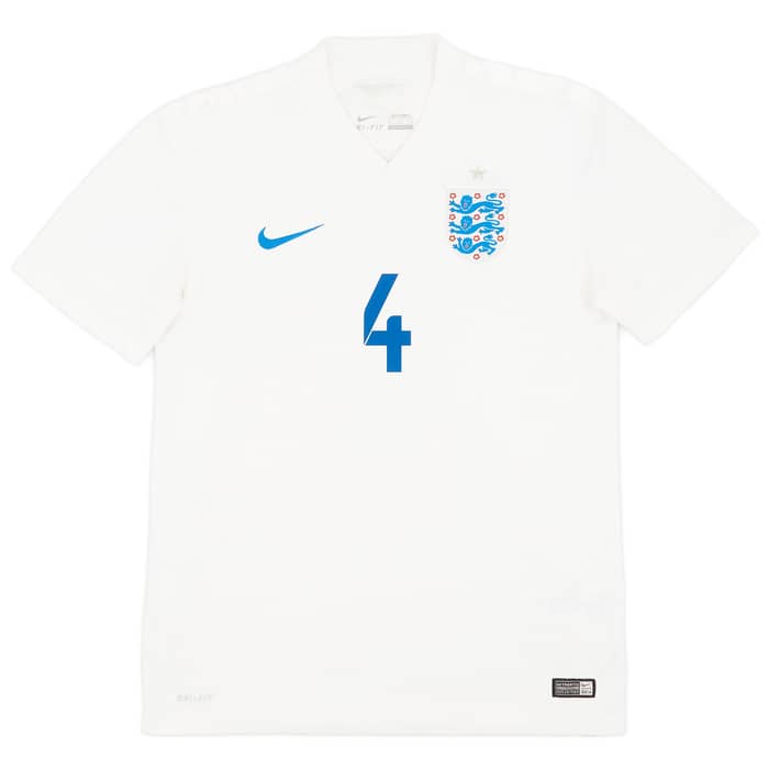 2014-15 England Home Shirt Gerrard #4 - 7/10 - (M)