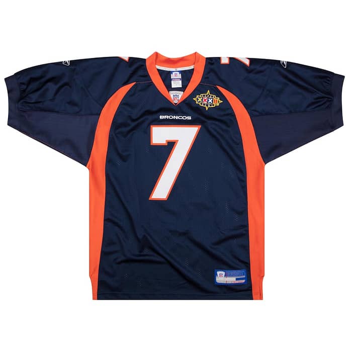 2002-04 Denver Broncos Elway #7 Authentic Reebok Jersey (Home) XXL