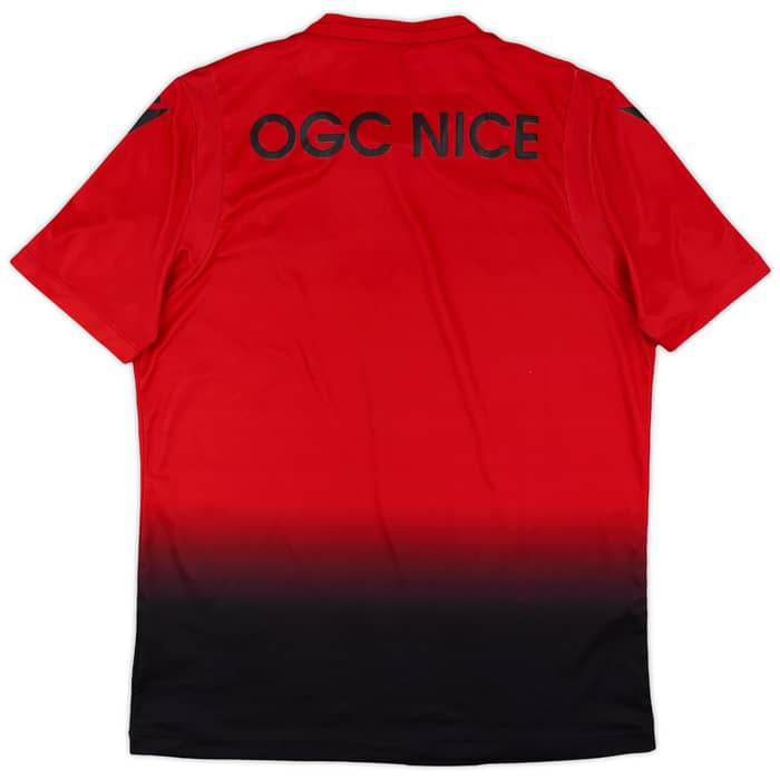 2020-21 OGC Nice Macron Training Shirt - 9/10 - (L)