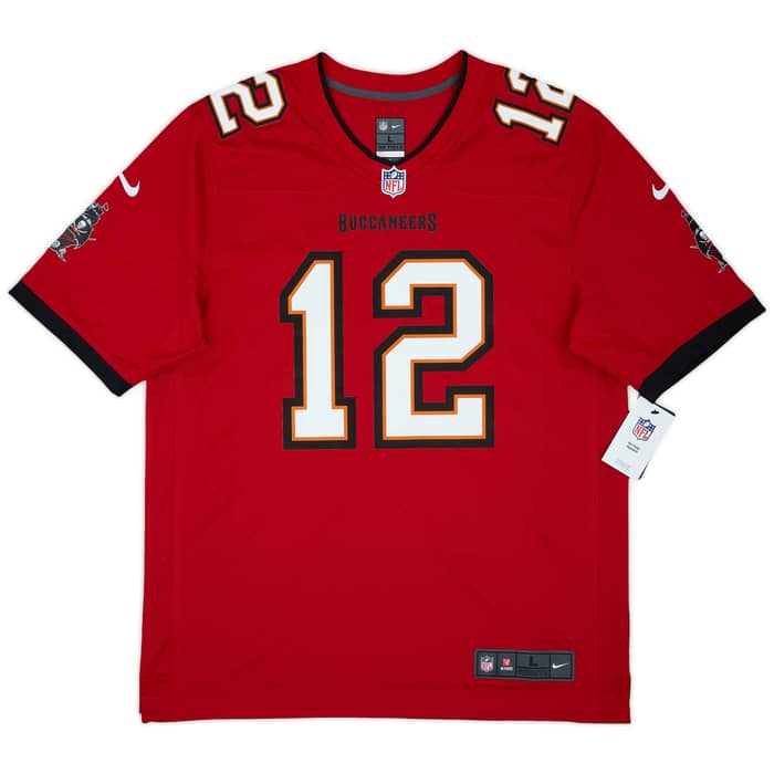 2020-22 Tampa Bay Buccaneers Brady #12 Nike Game Home Jersey (L)