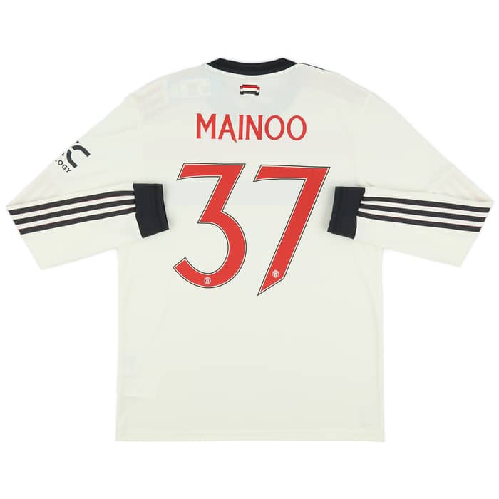 2024-25 Manchester United Authentic Third L/S Shirt Mainoo #37