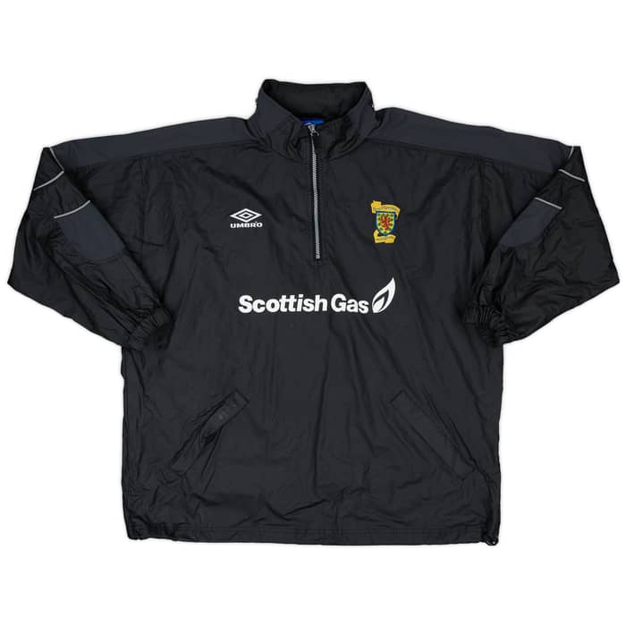 1998-00 Scotland Umbro Hooded 1/4 Zip Training Top - 8/10 - (L)