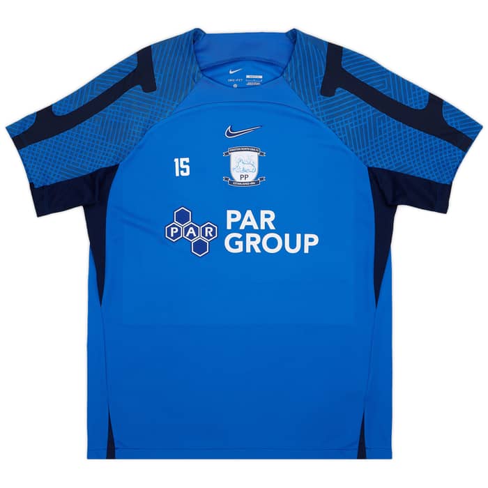 2022-23 Preston North End Player Issue Training Shirt # - 7/10
